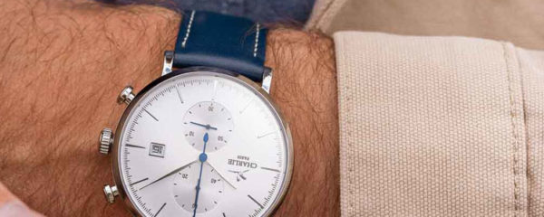 montre homme avec bracelet en cuir